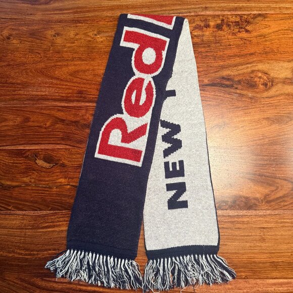 New York Red Bulls Fan Scarf – Bold Logo – MLS Supporter Gear – Fringed Ends - Picture 1 of 10